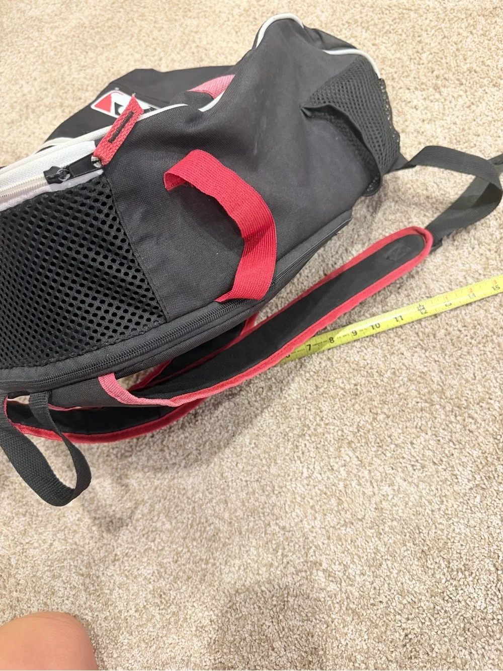 Franklin baseball backpack bat holders on each side